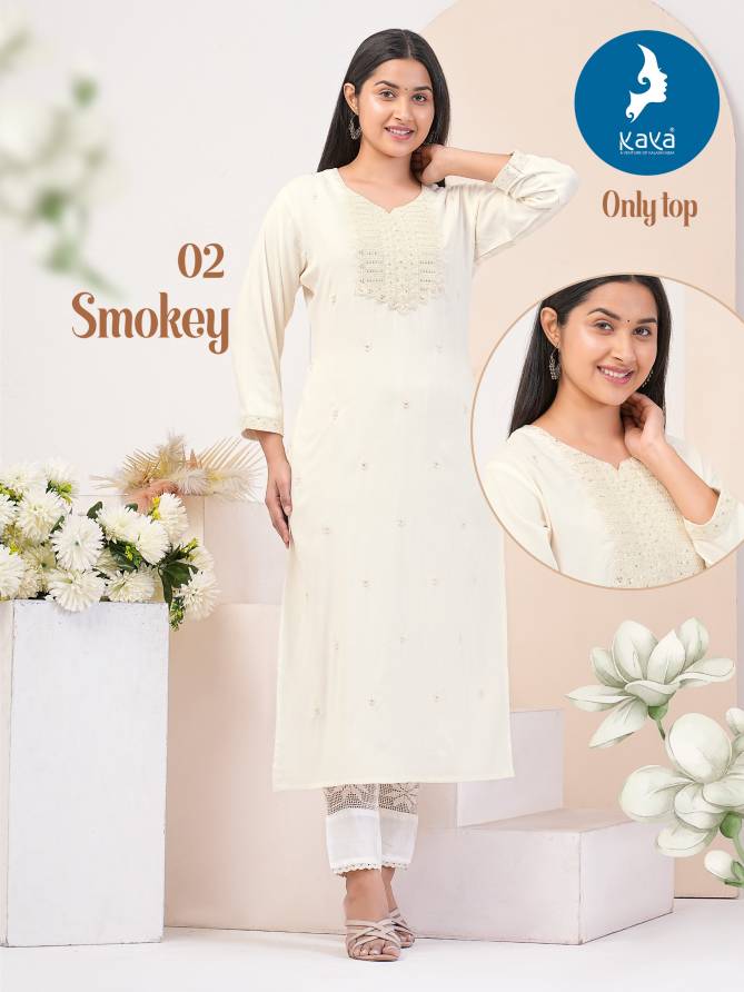 Smokey By Kaya Rayon Plus Size Kurtis Wholesale Shop In Surat